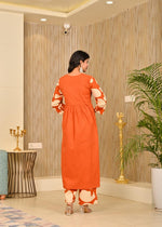 Pretty pretty cotton rust suit set