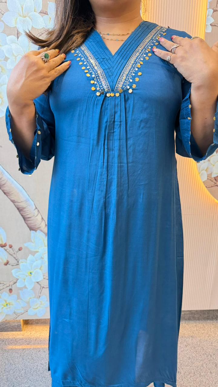 Super smart royal blue co ord set