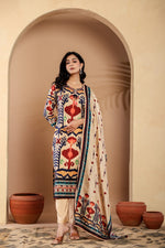 Pretty Russian silk suit