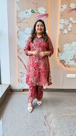 Ajrakh printed cotton