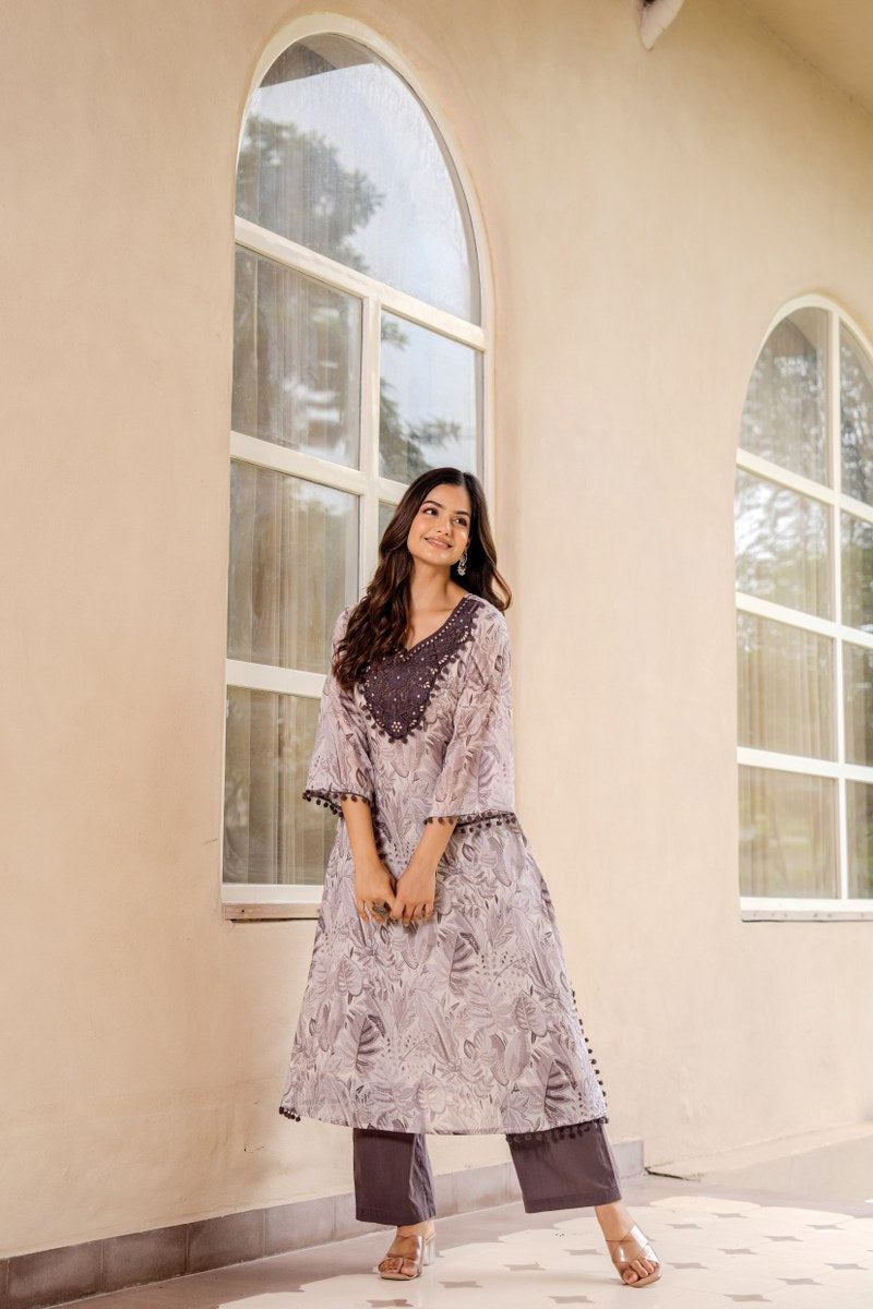 Smart Mul chanderi lining with pocket co ord