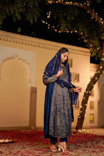 Gorgeous mulchanderi suit set party wear (dispatch next week)