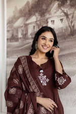 Premium cotton real mirror full suit set