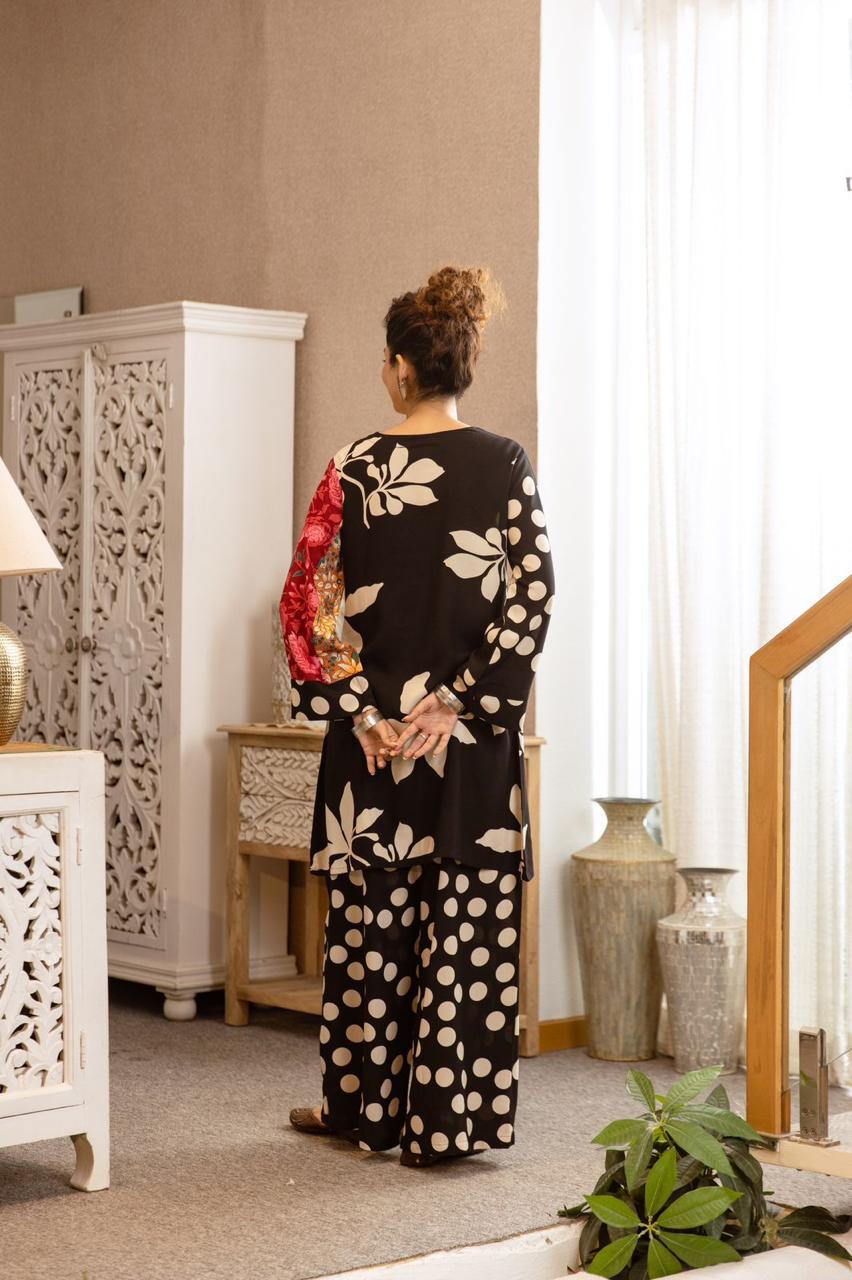 Heavy German rayon designer co ord