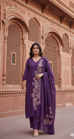 Pretty bemberg muslin suit set (duppatta refer in video)