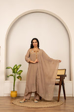 Pretty mul chanderi suit set