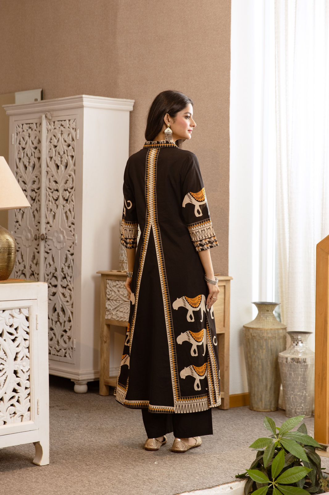 Premium cotton designer co ord set