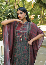 Pure Mul silk pretty ajrakh kaftan