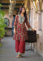 Premium chinon designer co ord set