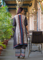 Pure Mul Silk Ajrakh Designer Kaftan