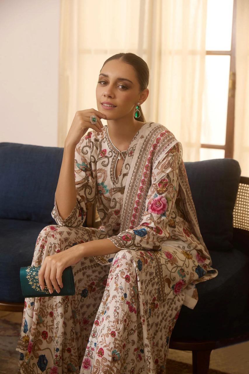 Just wow pure crepe sharara set