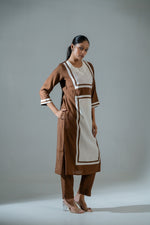Pretty Mulchanderi lining kurta pant