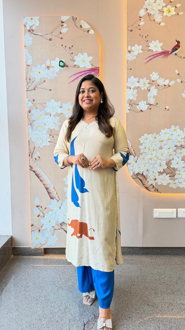 Smart Mul silk comfort fit kurta pant