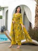 Pure cotton yellow full suit set