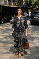 Pure viscose shibori coord set in premium fabric