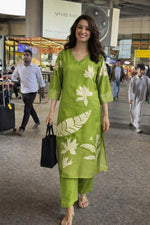 Super soft celebrity pattern Mul silk kurta pant