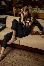 Modale embroidered co ord set