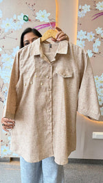 Premium linen co ord set in beige