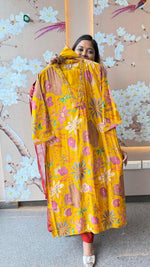 Pretty pretty Modale suit set in yellow