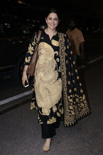Premium pure cotton Kalamkari full suit in black