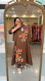Restocked!! Pretty pretty Mul cotton embroidered in brown
