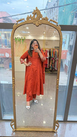 Shoulder Anarkali suit set in A line (comfort fit)