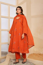 Fully embroidered Mul cotton suit set