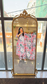 Restocked !! Premium pure cotton suit set in purplish pink !! Dispatch in 4-5 Days