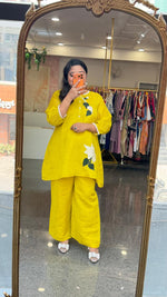 Premium applique work mulchanderi lining co ord