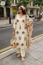 Premium rich linen cotton full suit set