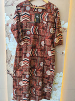 Pure cotton ajrakh angrakha multi kurti