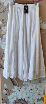 Premium cotton divider skirt plazzzo with shifli border