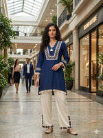 Heavy stylish slub cotton super comfortable n soft co ord