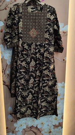 Cotton ajrakh full suit set