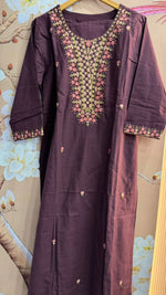 Embroidered kurta panT