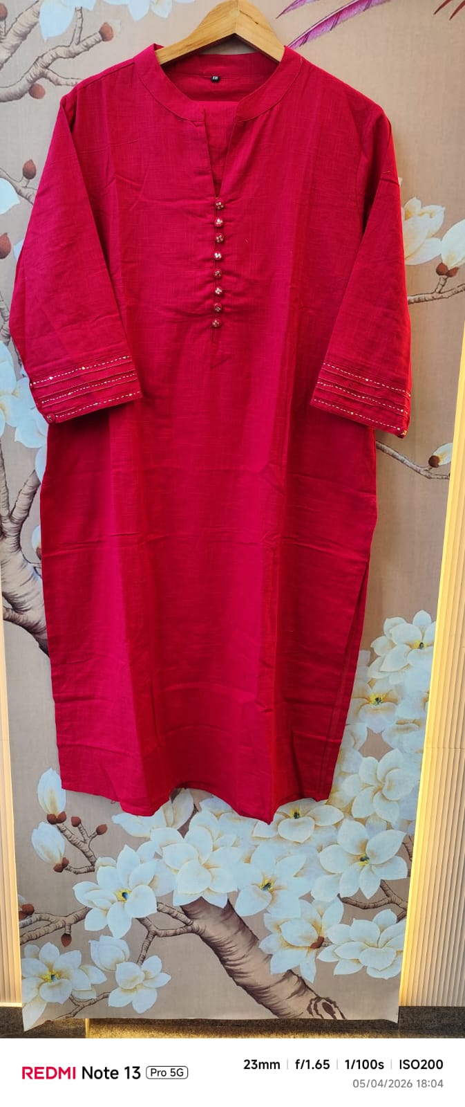 Cotton kurta pant in pink