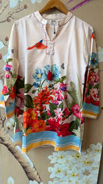 Linen cotton digital printed co ord