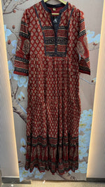 Ajrakh cotton gown