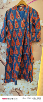 Cotton angrakha kurta pant