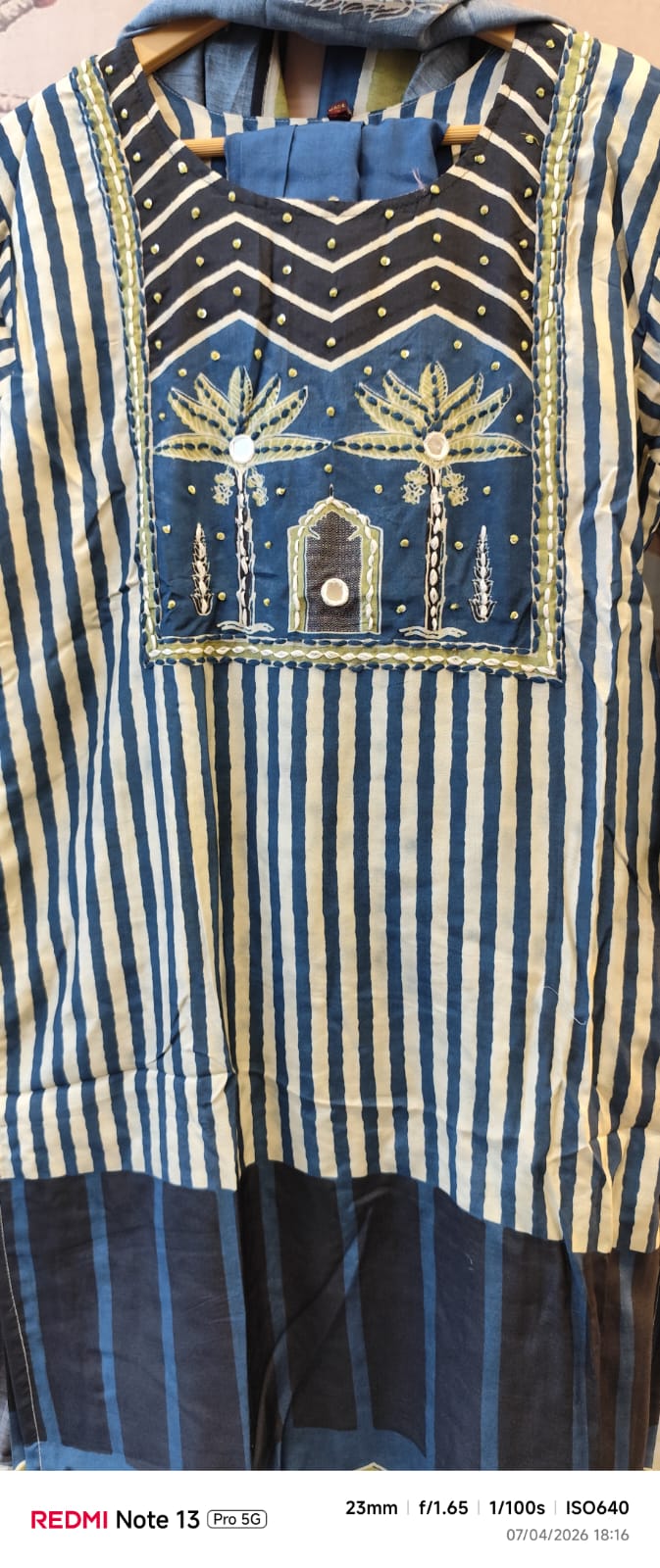Mul silk pichwai full suit set