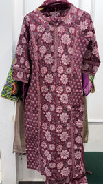 wine cotton full suit set