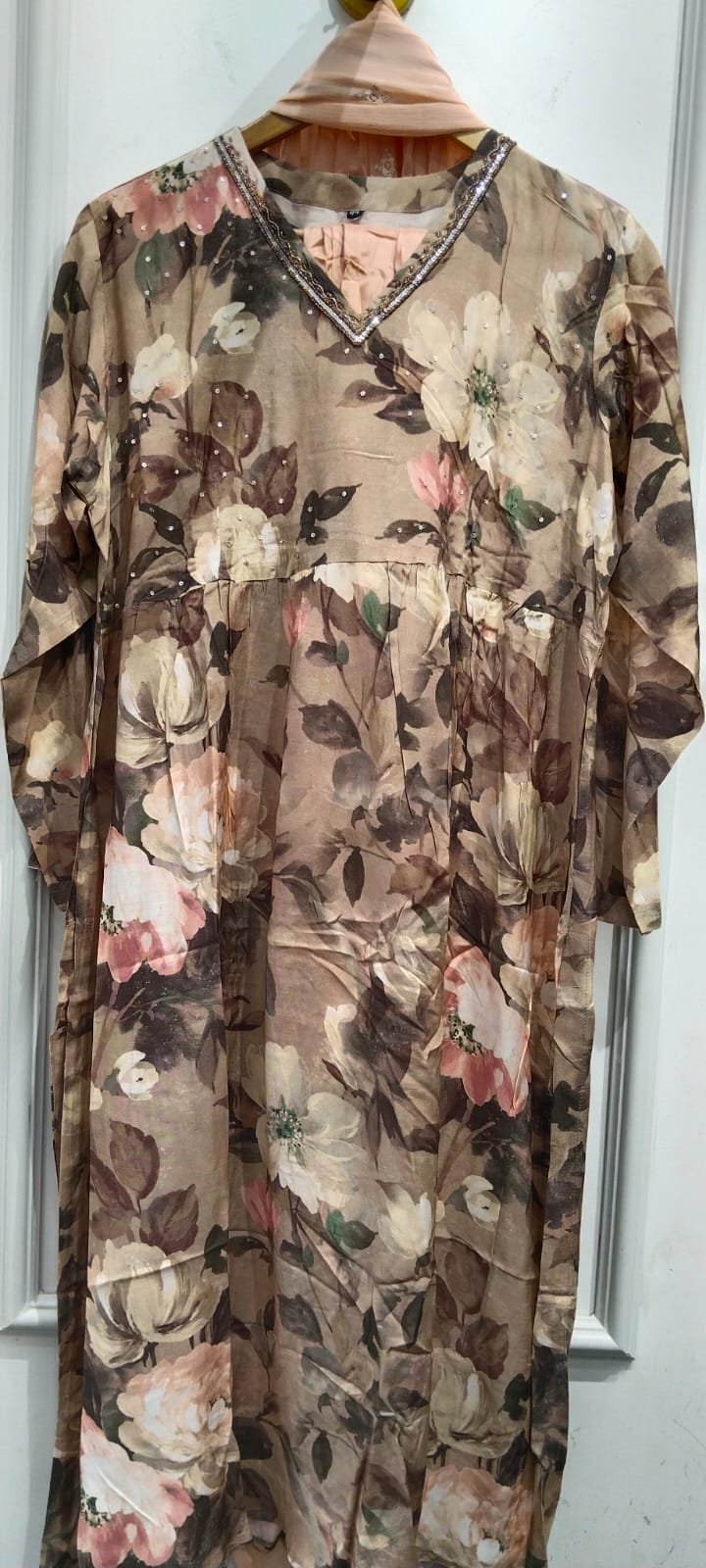 Mul Silk full set in peach