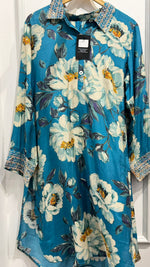 Mul silk kurta pared with Afghani pant