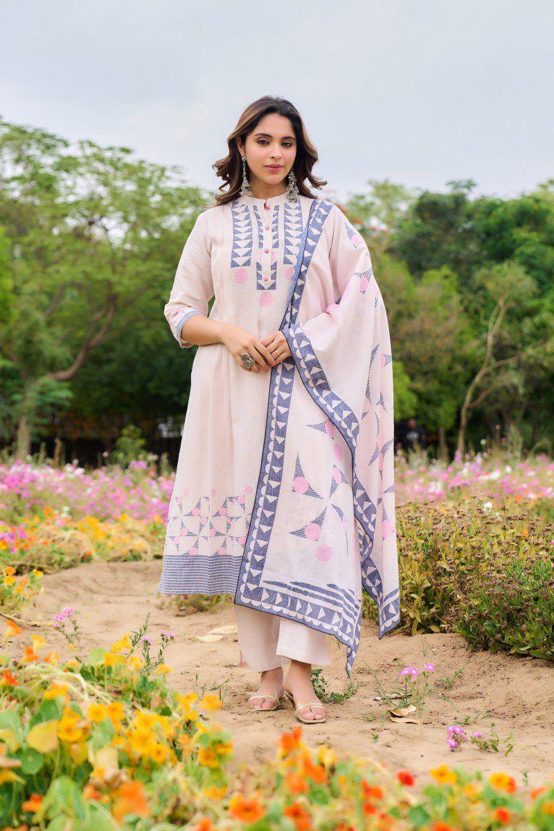 Cotton digital printed full suit set