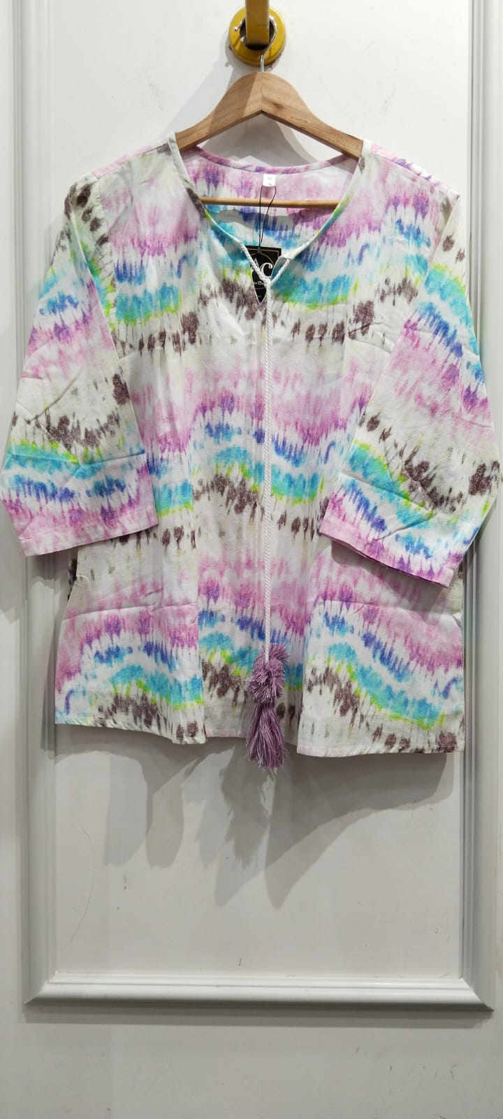 Cotton top in multy colour