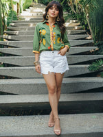 Super designer cotton digital printed top