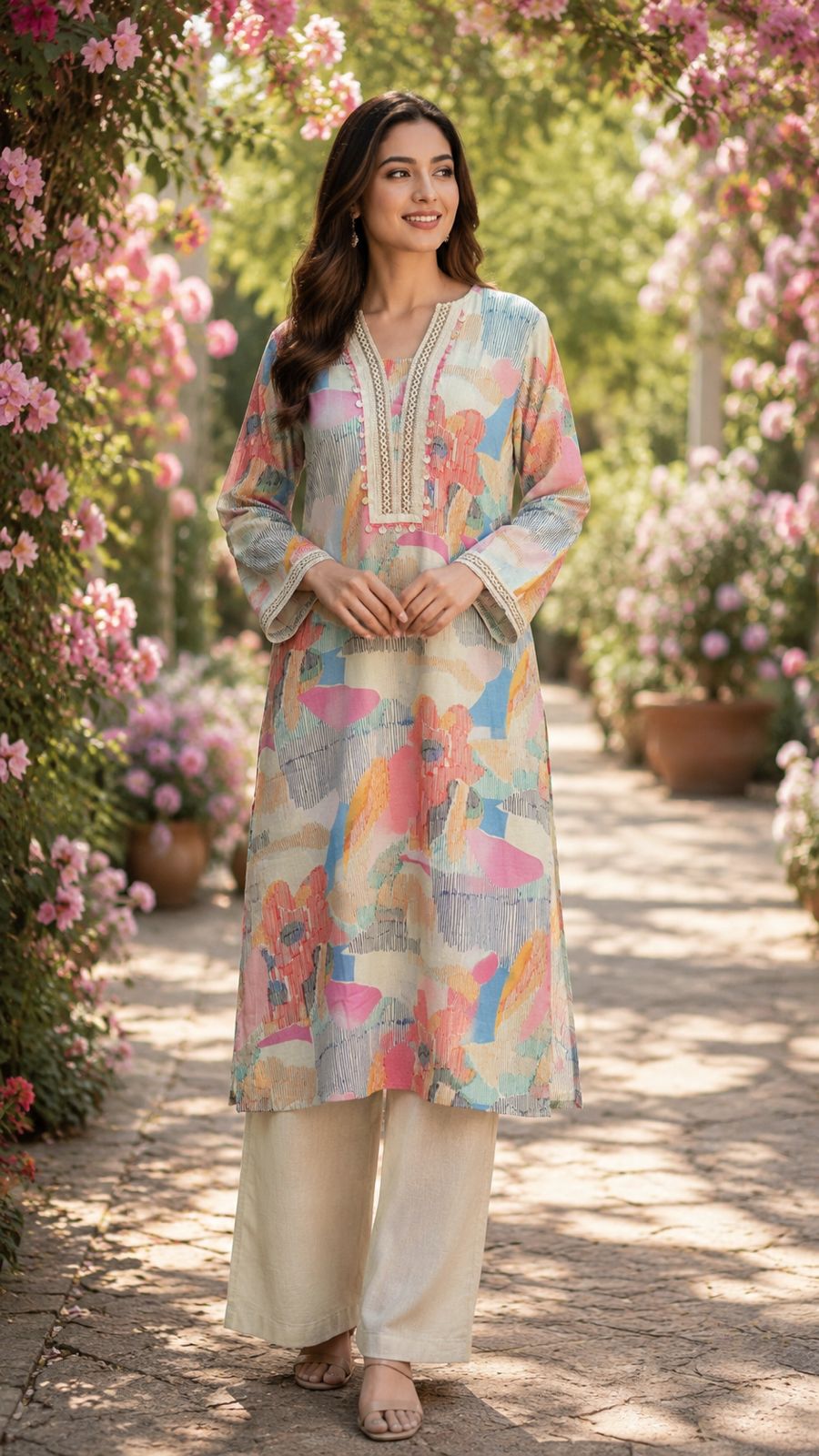 Premium cotton designer kurta pant