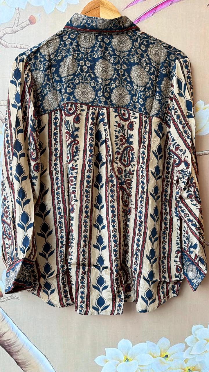 Pure crepe shirt