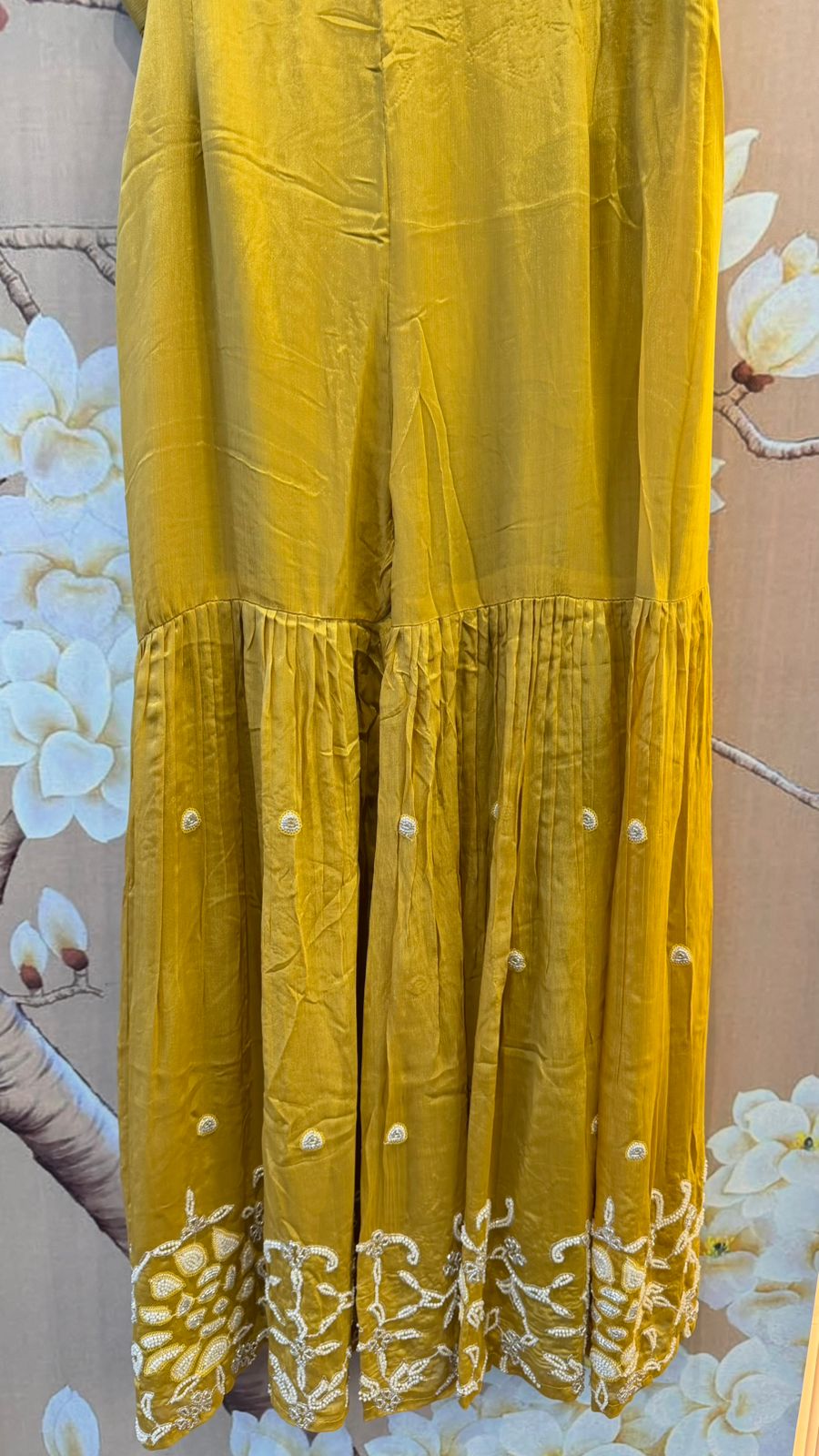 Premium heavy handwork sharara set