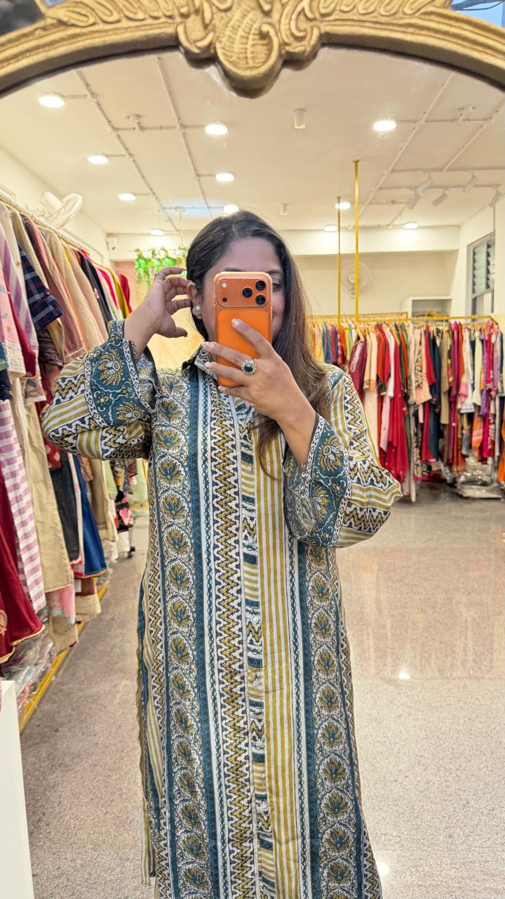 Pure crepe designer co ord
